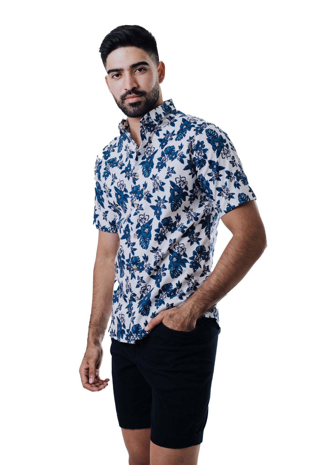 Muscle Fit Cotton Shirt