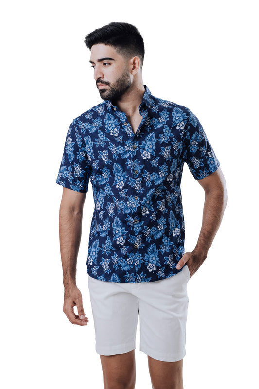 Muscle Fit Cotton Shirt